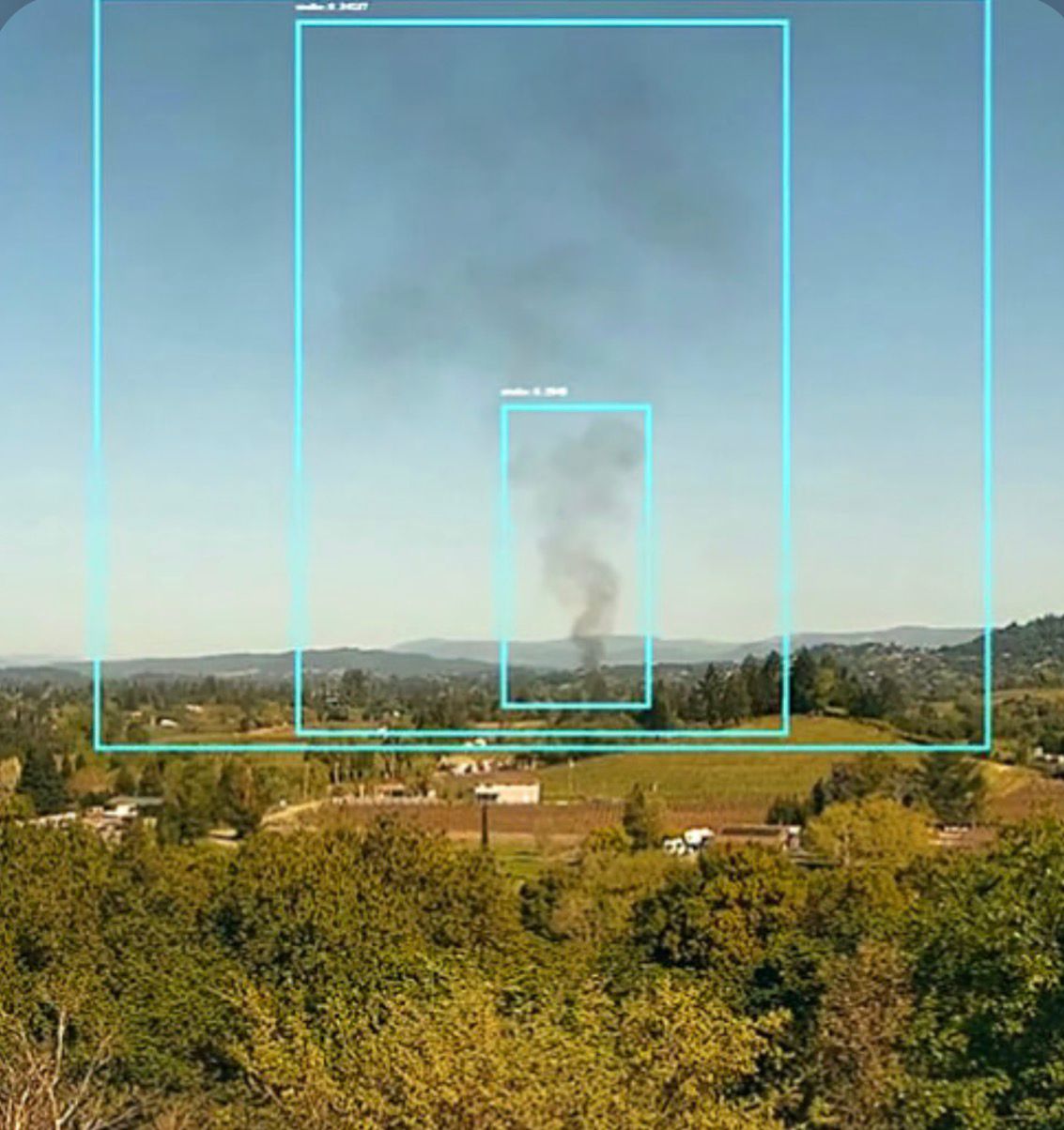FIREHUB — real-time smoke identification with AI confidence scoring