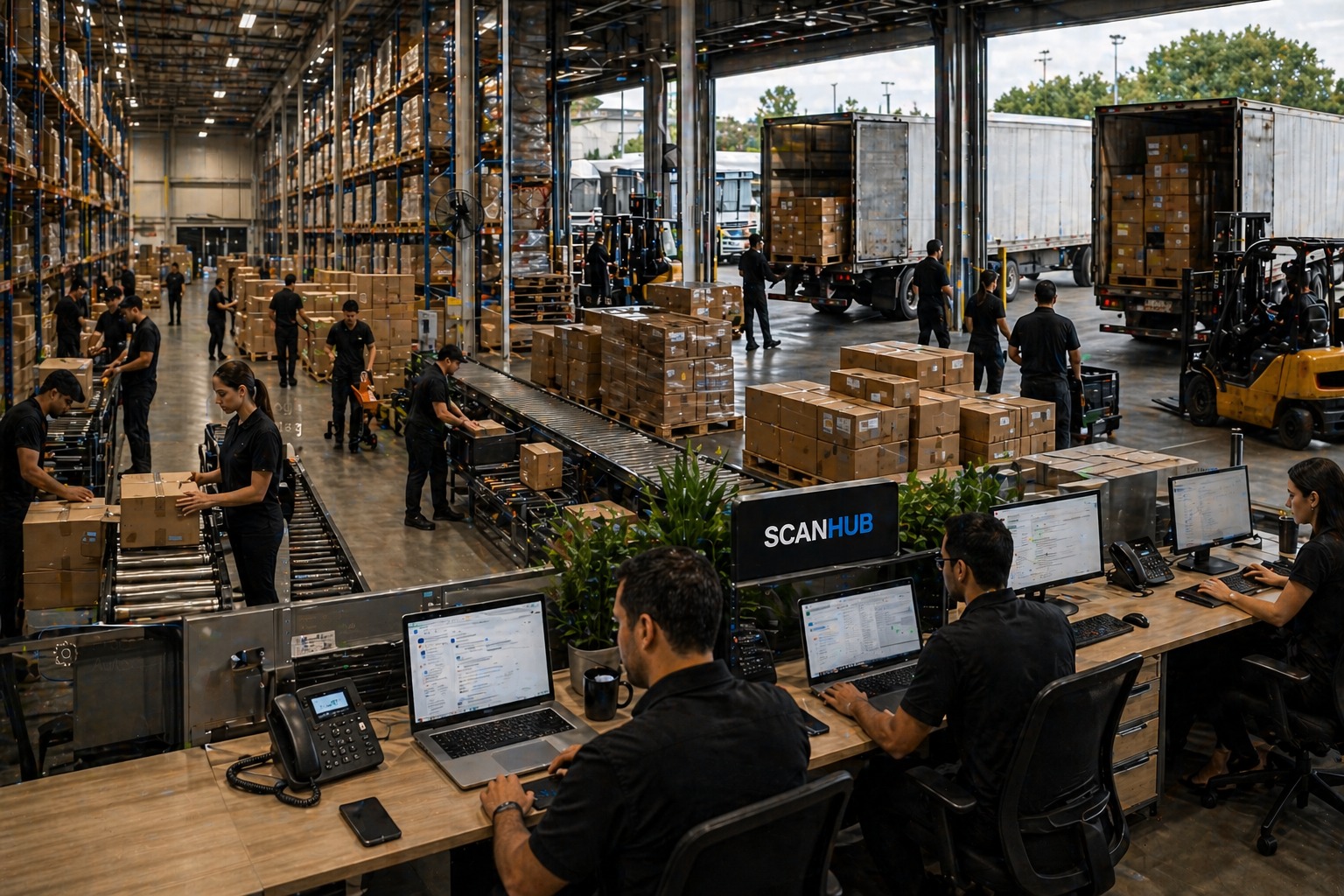 SCANHUB — structured inventory and traceable operations
